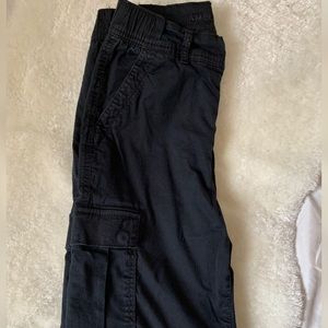 black cargo pants